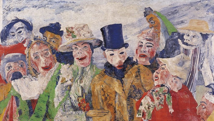 Petites nouvelles russes : James Ensor, 'l'intrigue', 1890