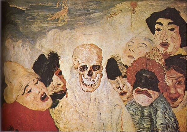 Petites nouvelles russes : James Ensor, Les masques et la mort, 1897