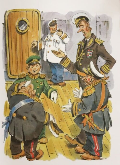 Petites nouvelles russes : Les amiraux en discussion